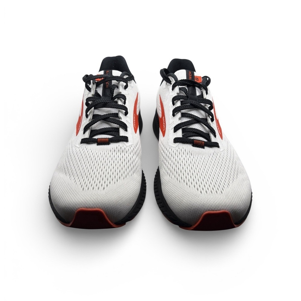 Brooks Men's Launch 8 Running Shoes Size 11.5 D White Orange No Insoles -1425 - Picture 2 of 7